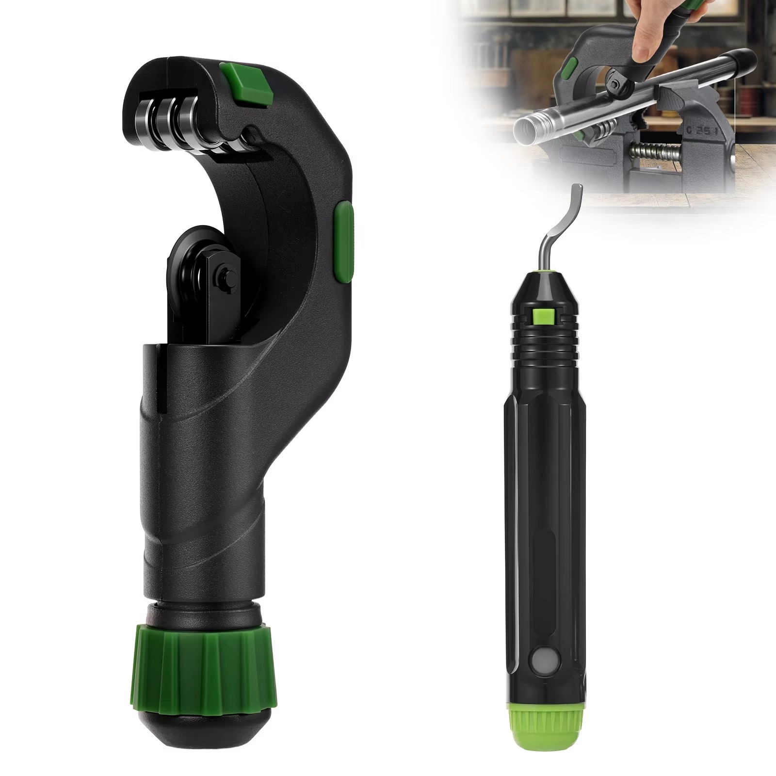 Steel Aluminum Alloy Pipe Cutter for PVC Copper Aluminum Tubes with 6 Bearings