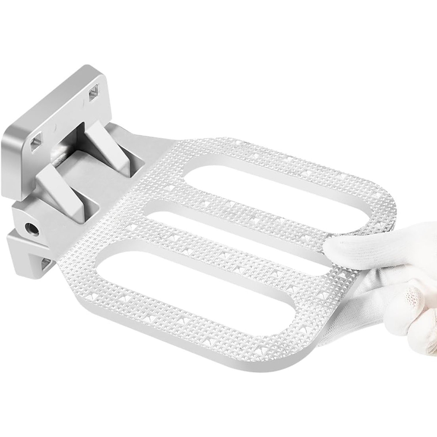 FS2797CH Large Folding Step With Gasket for Truck Trailer RV Camper Boat Vehicle