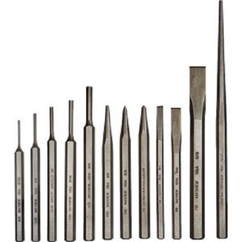 (1-pack) Mayhew Tools Punch & Chisel Set (12-Piece) Model: 61040