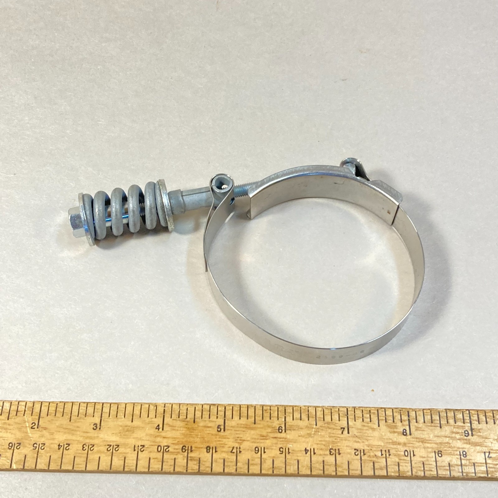 R. G. Ray T-Bolt Hose Clamp Spring Loaded Stainless Steel