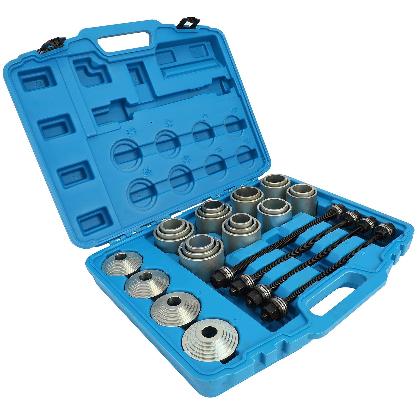 28Pcs Press Pull Sleeve Kit Remove Bearings Bushes Seals Garage Tool