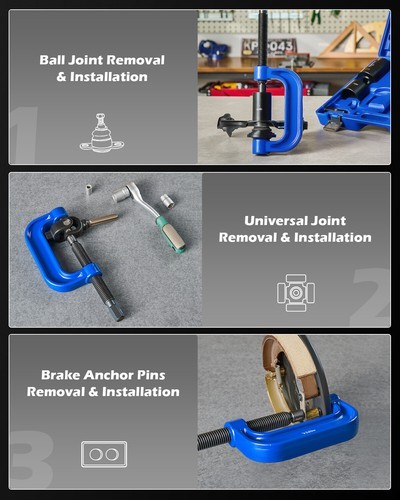 21PC C-PRESS BALL JOINT MASTER SET SERVICE KIT REMOVER INSTALLER 2 4 WD AUTO