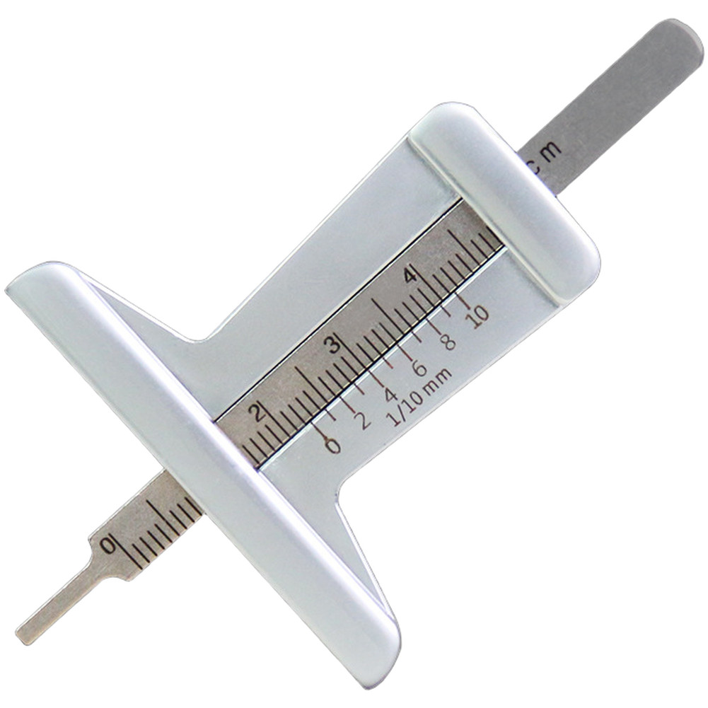 Tire Depth Gauge Stainless Steel 0 50mm Car Tire Wear Measurement Tool