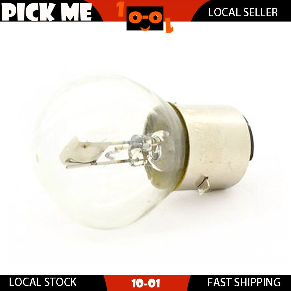 Headlight Bulb BA20D For Vespa Scooter PK100 S 100cc 2T AC 1982 1983 1984