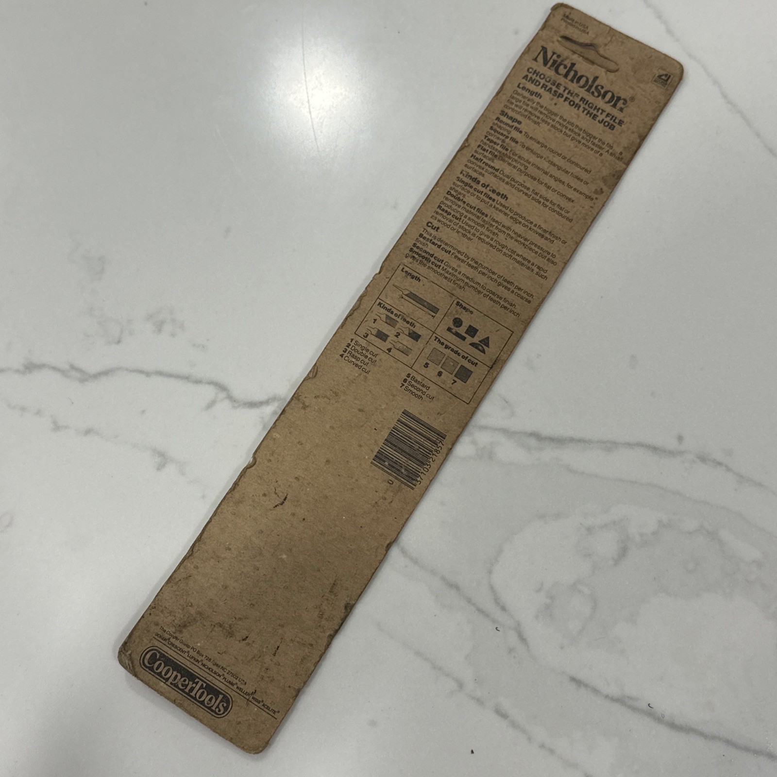 Nicholson File 21857 04896 8″ Half Round Bastard Cut NOS USA
