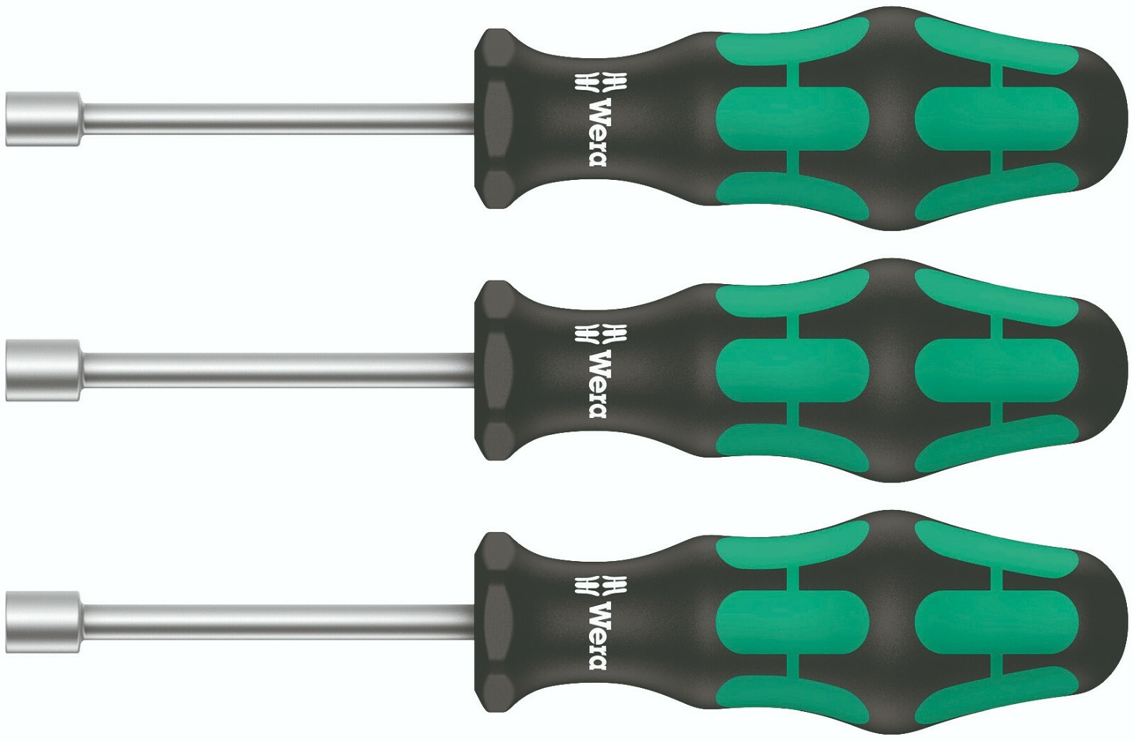 Wera 05134275001 3 Piece 395 HO/3 Sanitary Nutdriver Set