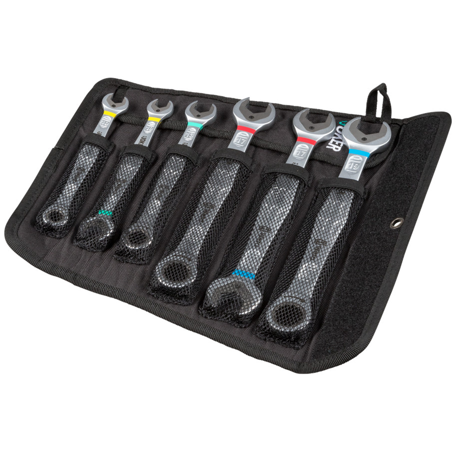 Wera Joker SALE Ratchet Spanner OPEN END + COMBI Set 6 Piece 10mm > 19mm