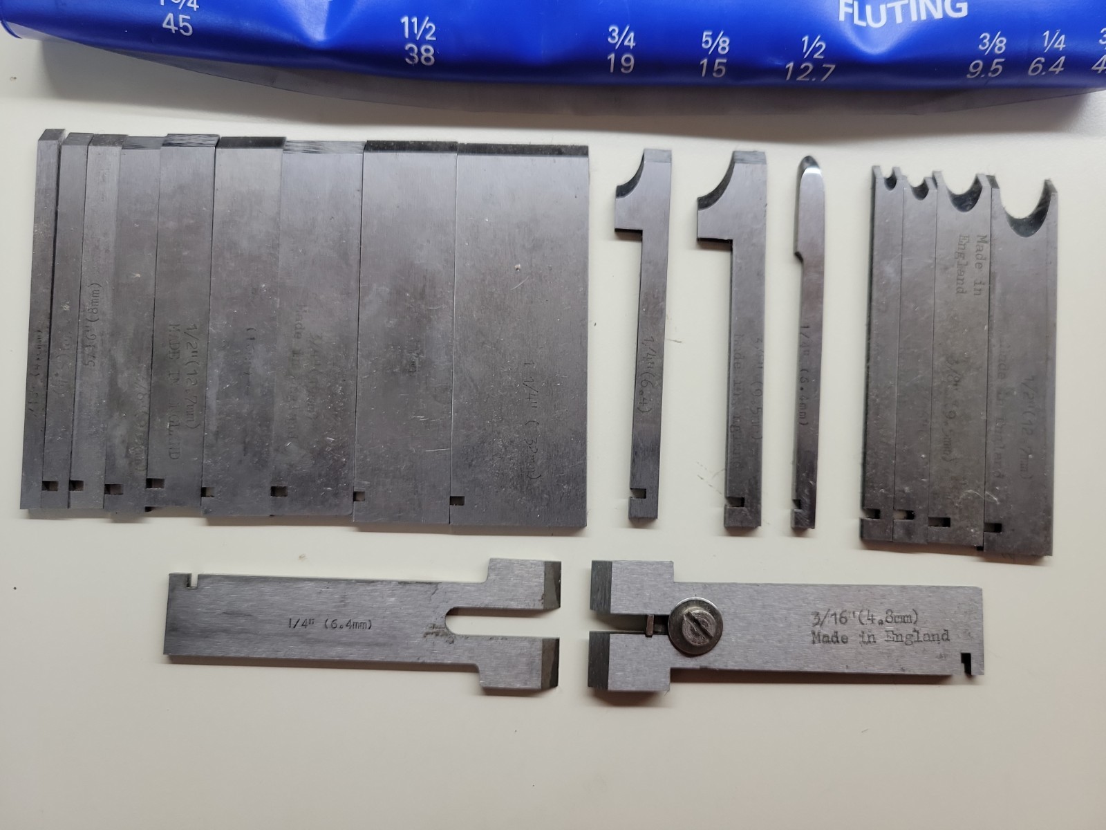 Paragon Clifton Plane Cutters Beading Quarter Flute Filletster for Stanley 45 55