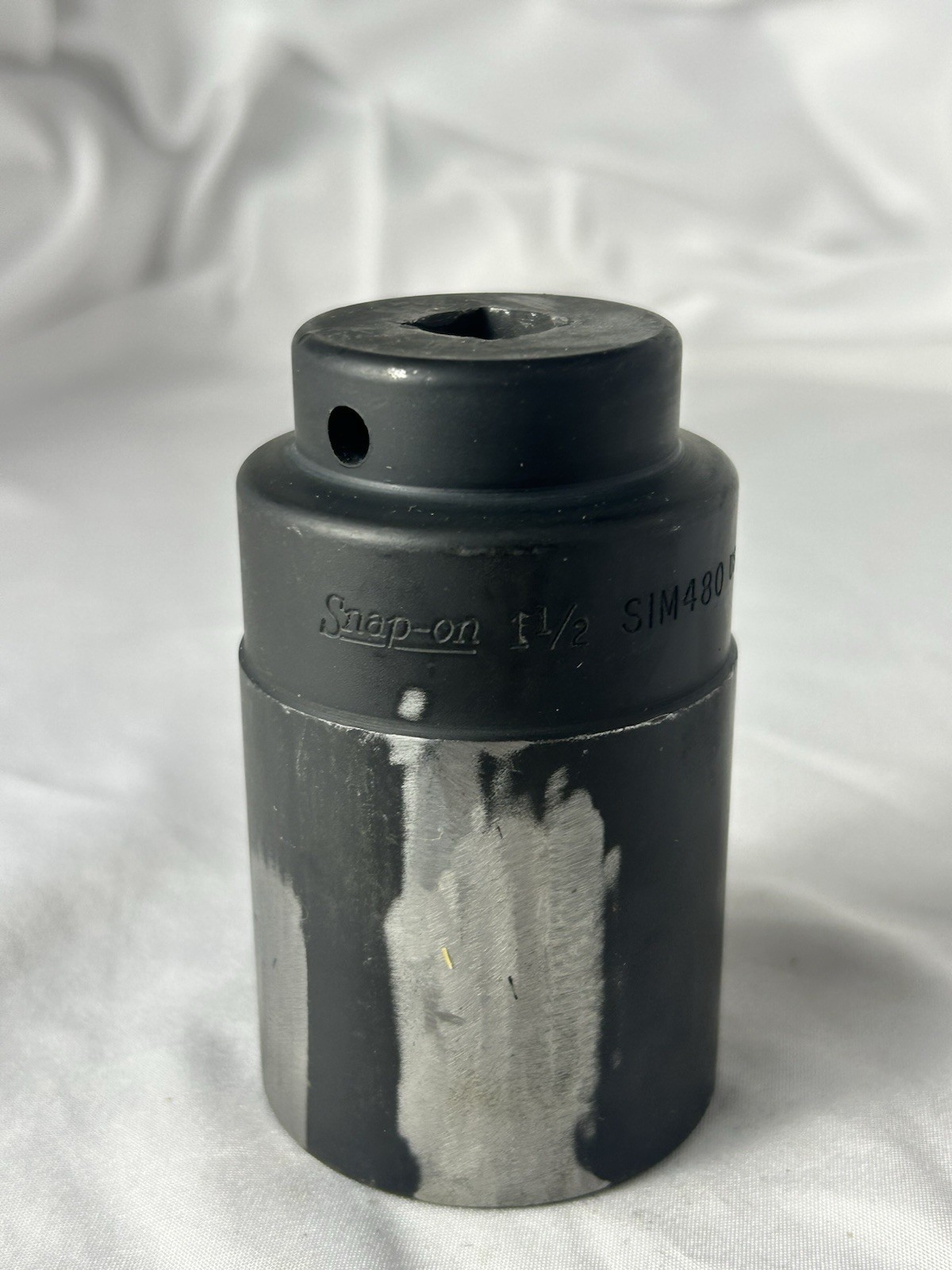 Snap-On Tools USA SIM480 1-1/2″ Deep Impact Socket 1/2″ Drive 6Pt Nice Read
