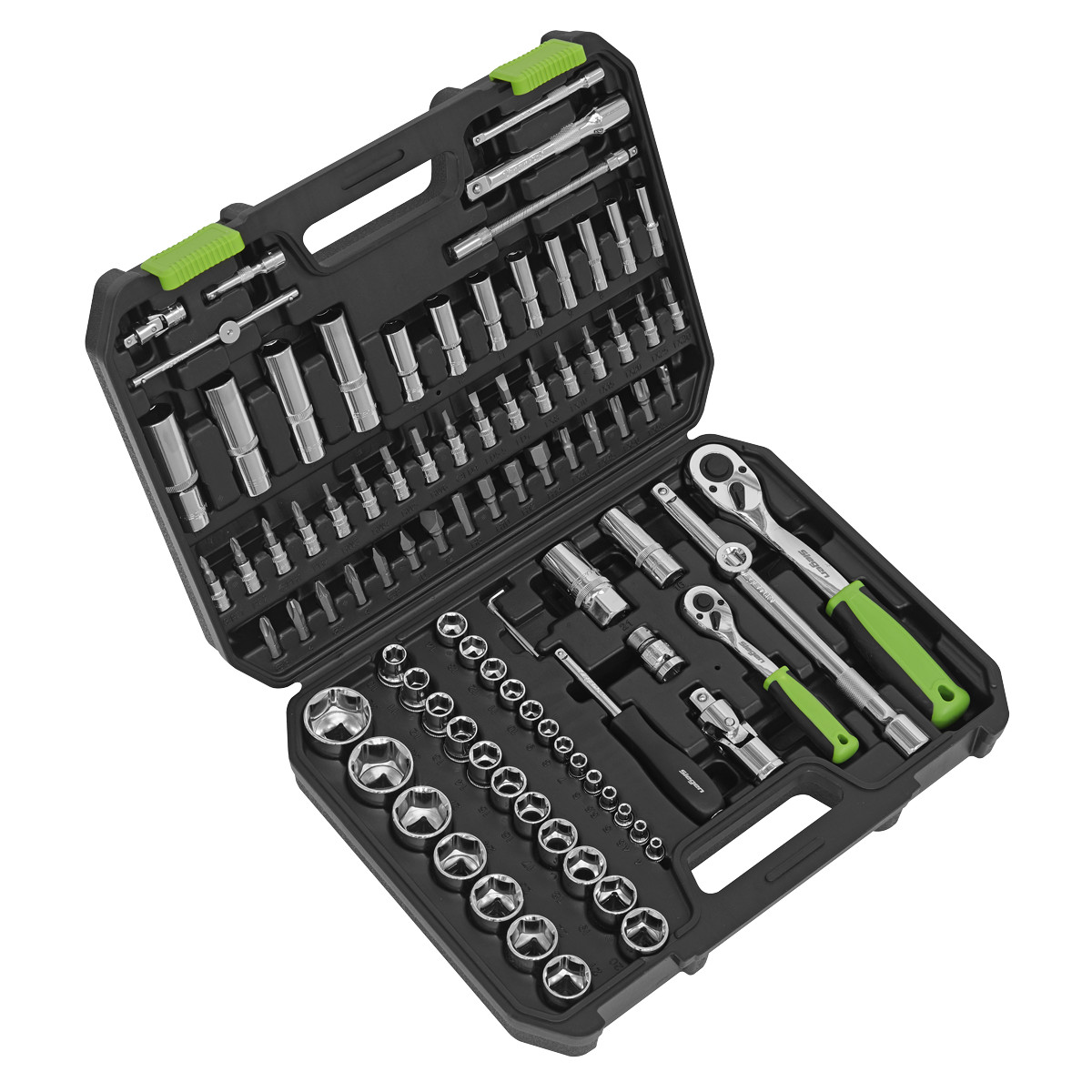 Sealey 1/4″ 1/2″ Square Drive WallDrive Metric Socket Set 94 Pieces S01210