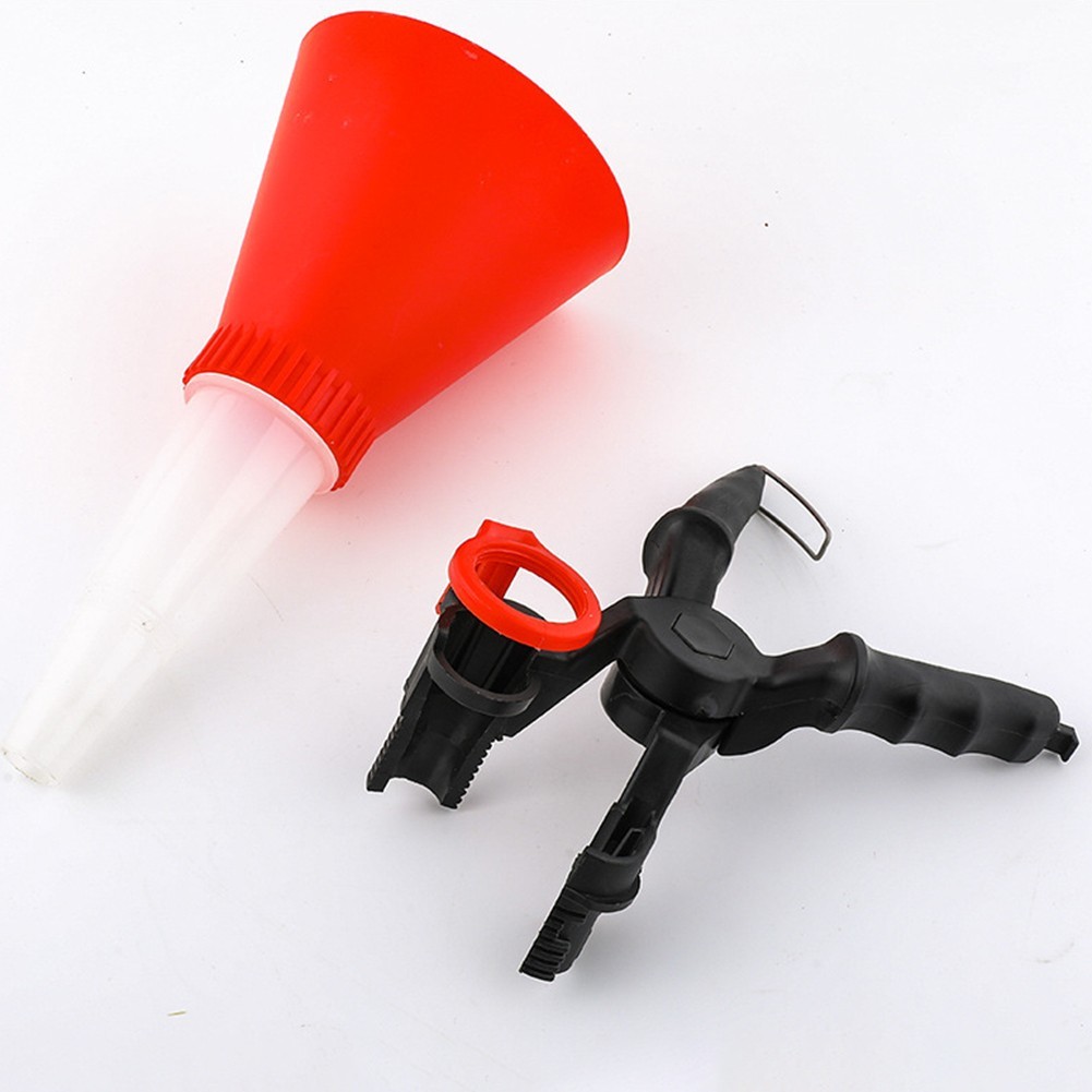 Adjustable Clamp Car Engine Oil Funnel Kit for Easy and Clean Refilling