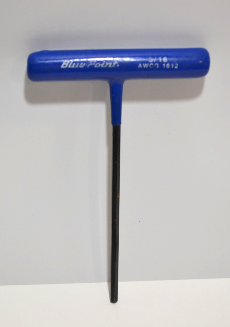 Blue-Point AWCG1612 9/16 ” 6 Point Blue Handle Hex Allen Key T Handle USA T-13