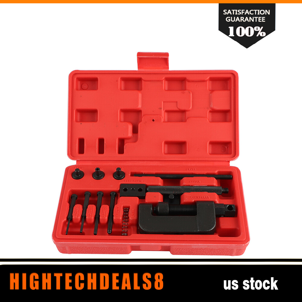 Motorcycle Chain Breaker Kit Chain Cutter Rivet Tool 520/525/530/630 Pitch ATV