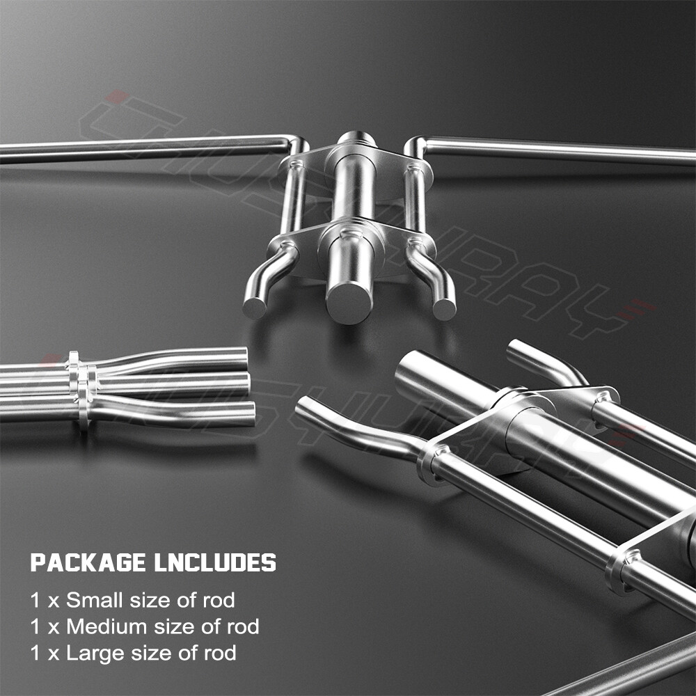 Hydraulic Cylinder Piston Rod Seal U-cup Installation Tool Kit Set 3 PCS