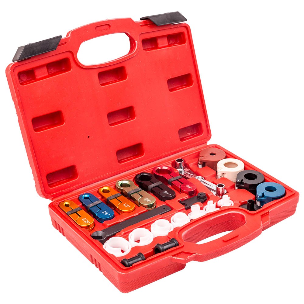 22pcs A/c Fuel Transmission Oil Cooler Line Disconnect Tool Kits For Ford New