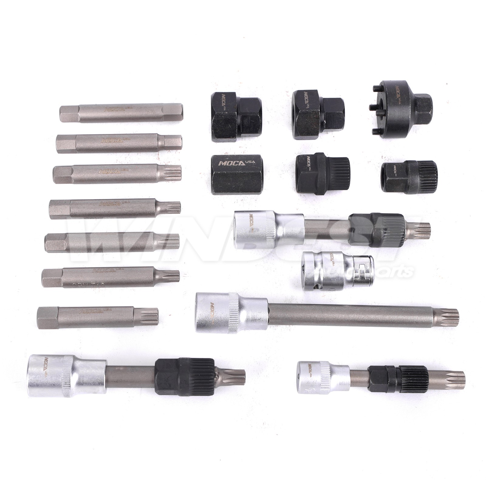 18x Alternator Pulley Decoupler Socket Set Pulley Removal Tool Kit New