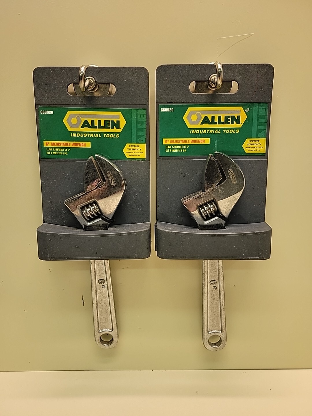 2 Allen Tools 6″ Adjustable Wrench 66892G New Old Stock