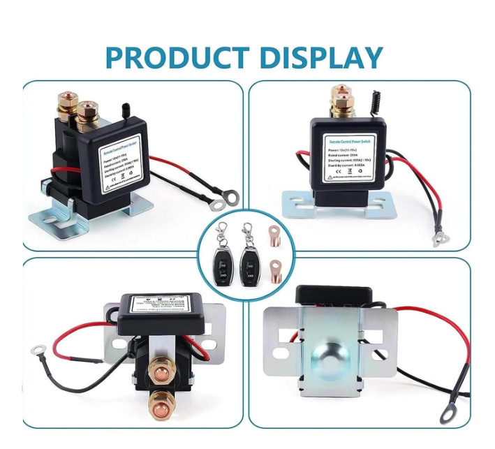 Wireless Remote Control Battery Relay Switch Car Starter,Battery Switch 12v Cars