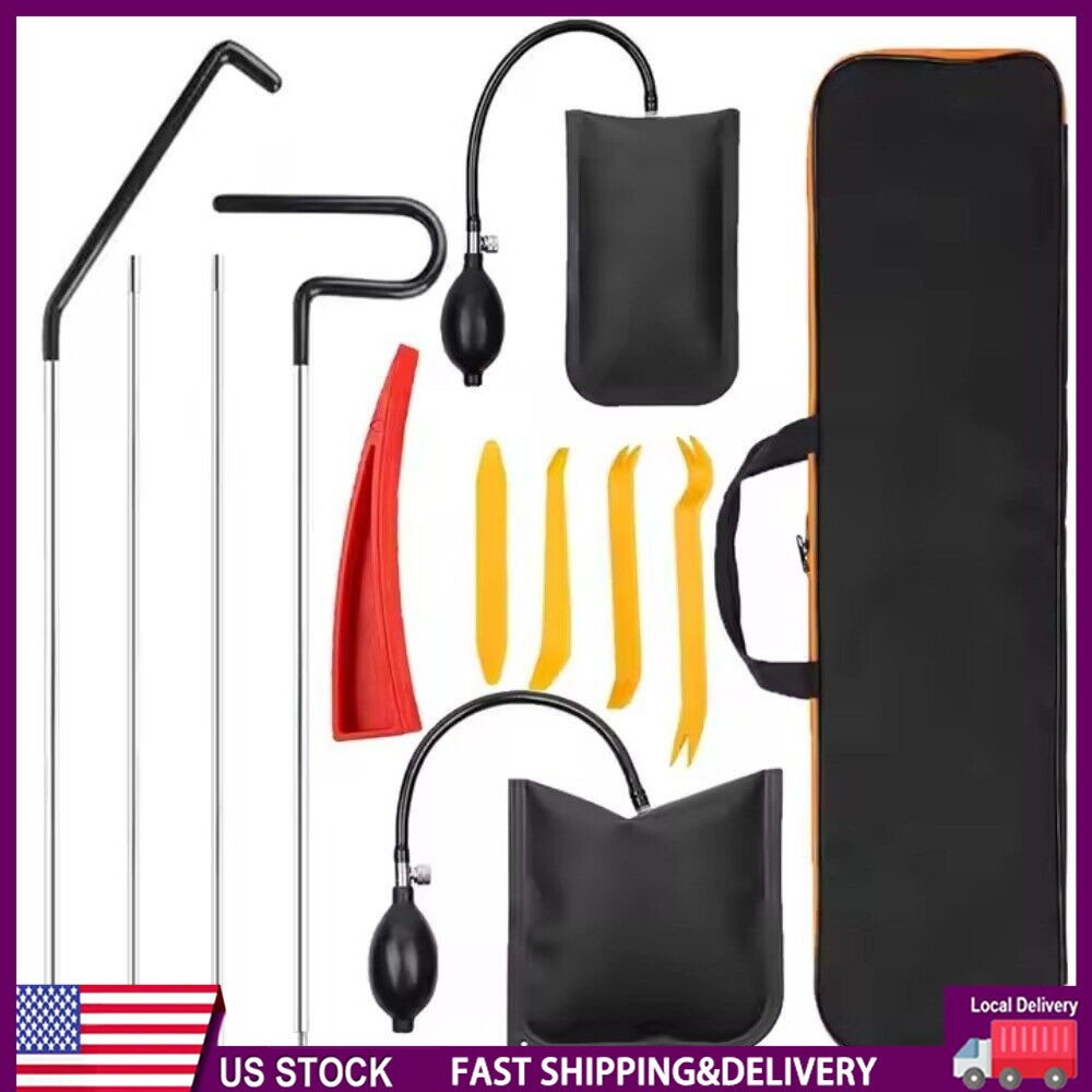 12 pcs Emergency Auto Tool Window-Car Door Unlock/Lock Out Universal Tool Kits