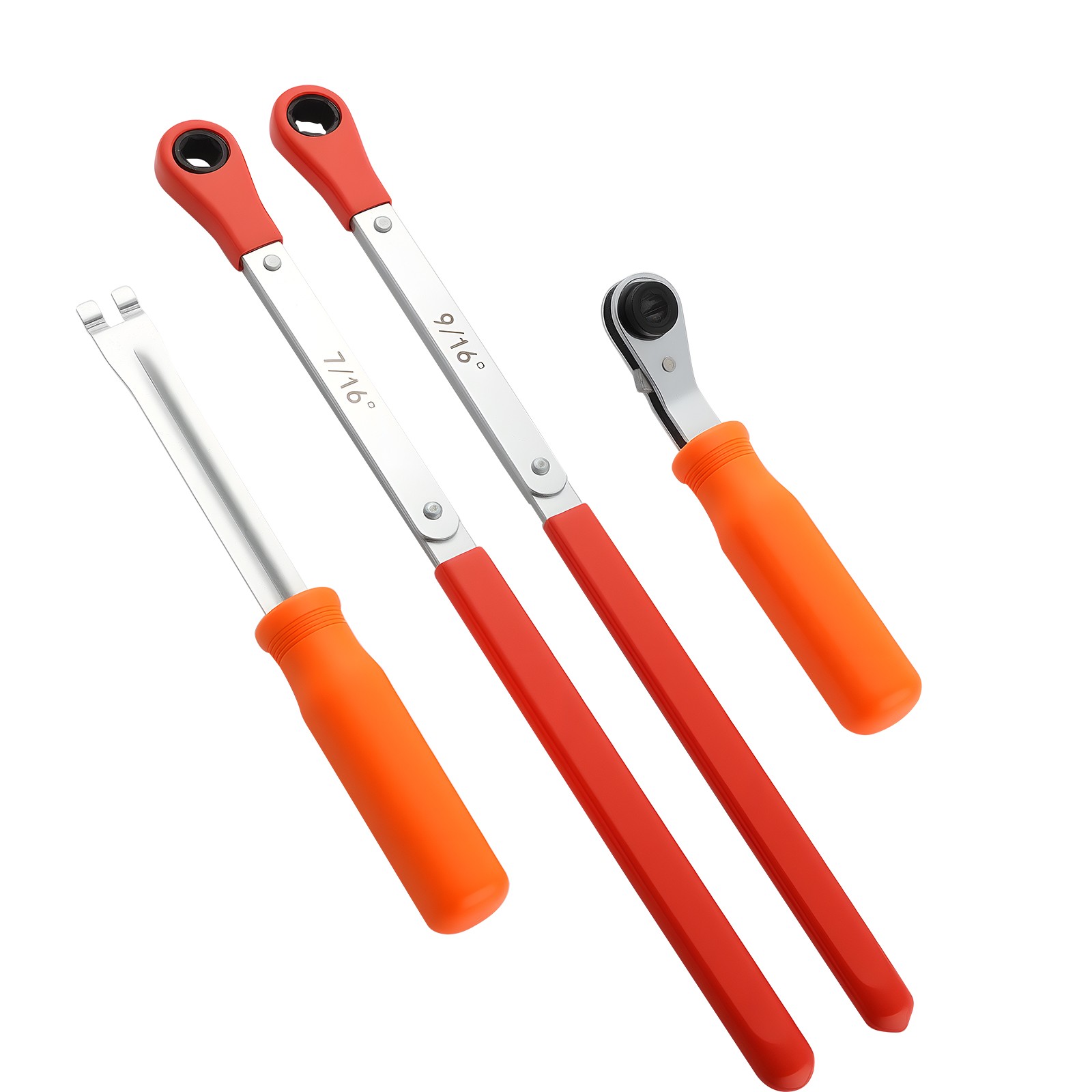 Automatic Slack Adjuster Release Hand Tool Set 7/16″&9/16″ Ratchet Wrench Brake