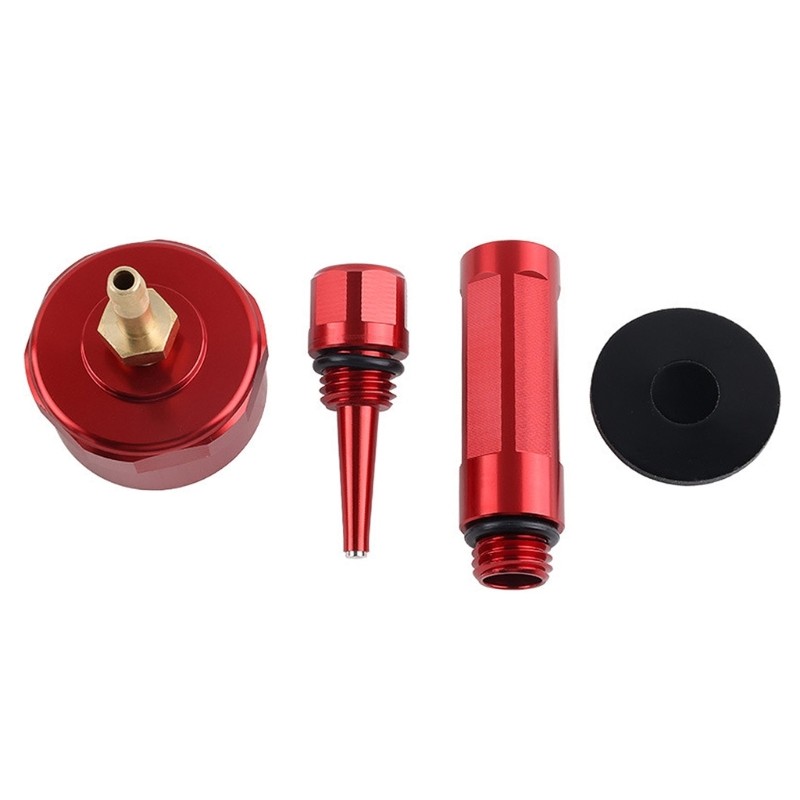 Metal Extended Run Gas Cap with Brass Hose Fitting Mess Free Oil Changes Funnel