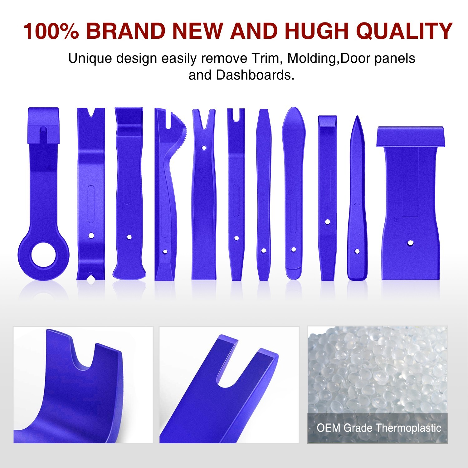 Nilight 40Pcs Trim Removal Tool Auto Terminal Removal Key Tool