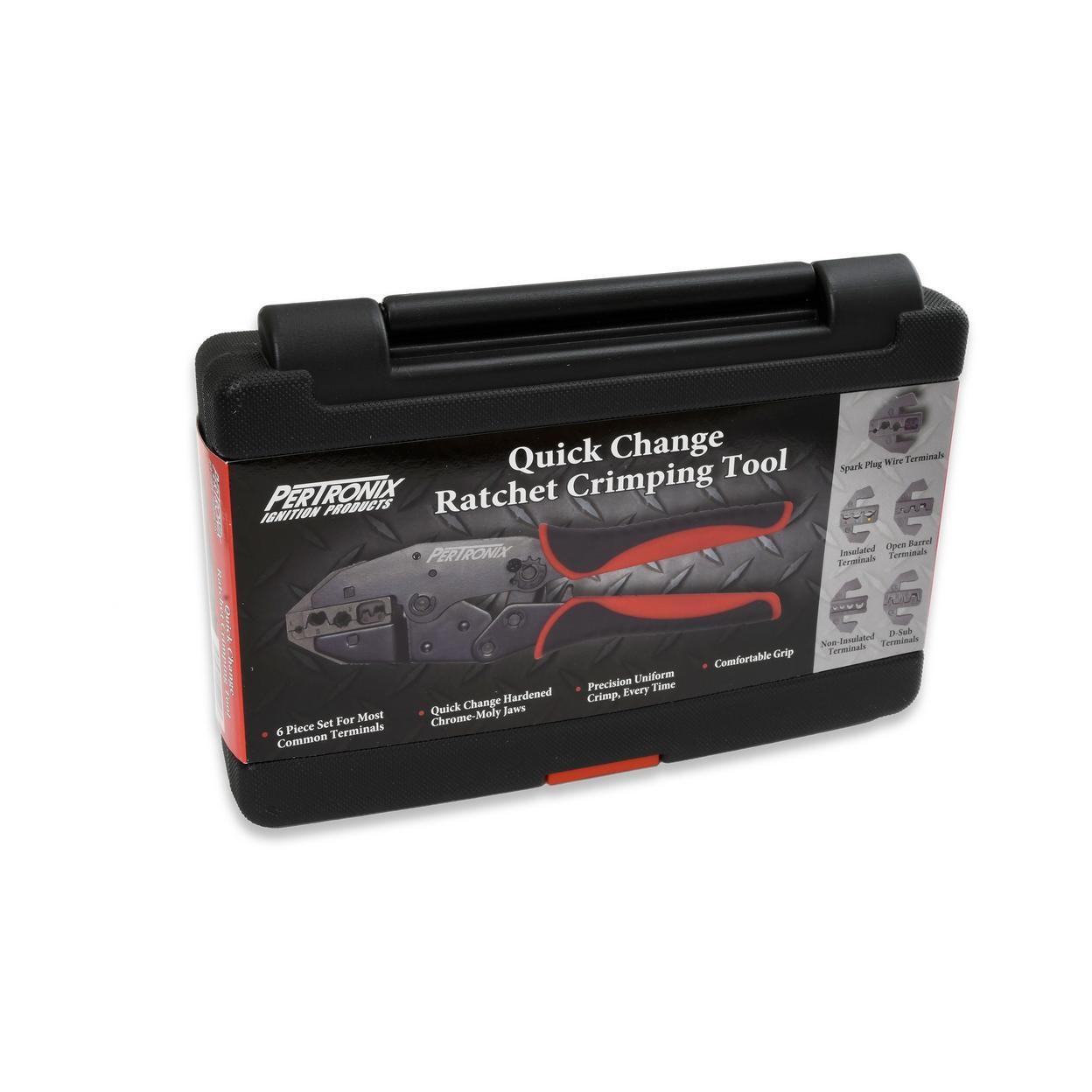 Pertronix Crimping Tool Crimp Tool, Quick Change Ratchet Crimp Kit
