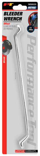 Performance Tool Wilmar W80620 Offset Brake Bleeder Wrench – 8 x 10mm