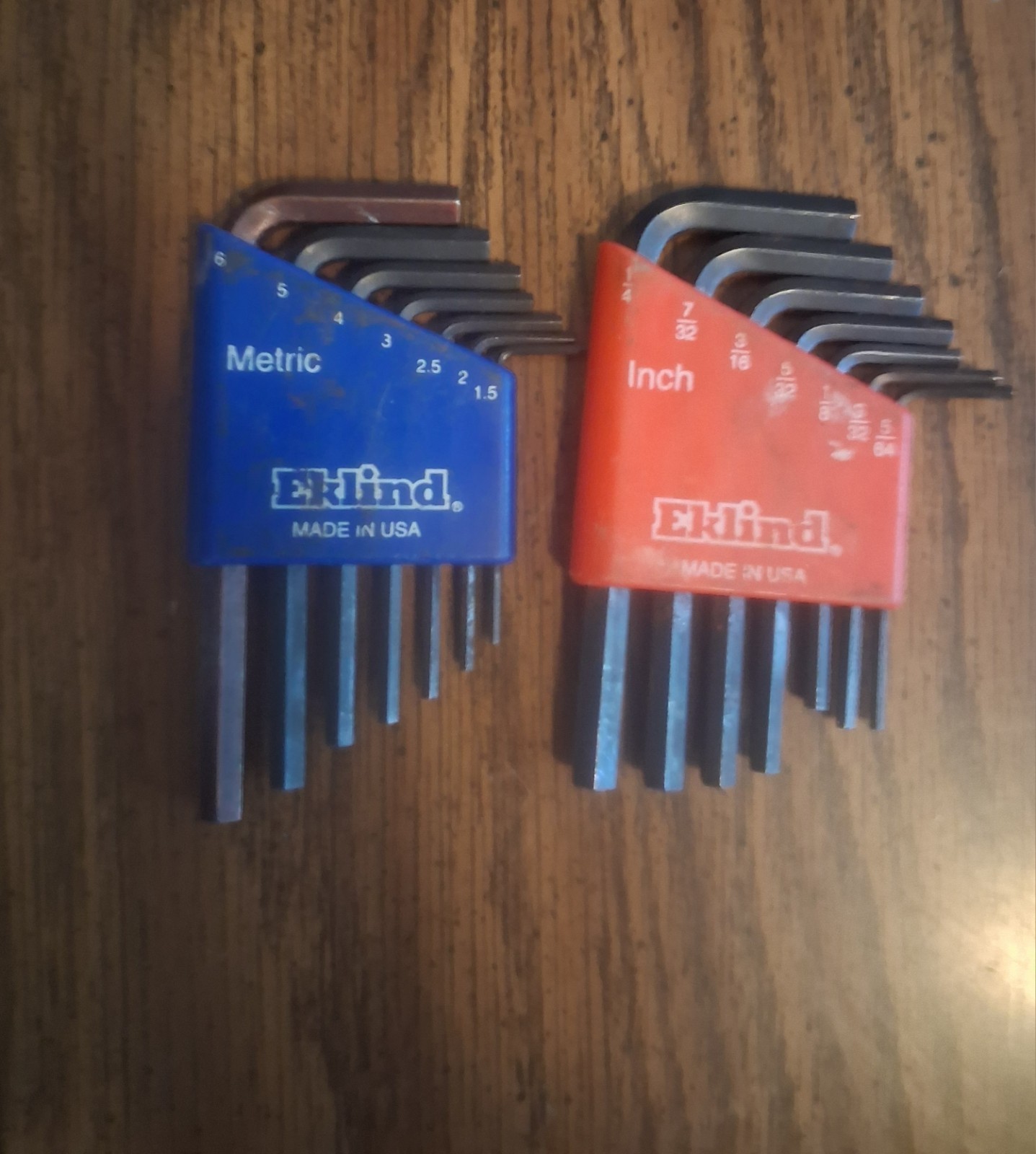 Eklind Tools USA Metric & SAE Ball End Hex Key Wrench Allen Wrenches