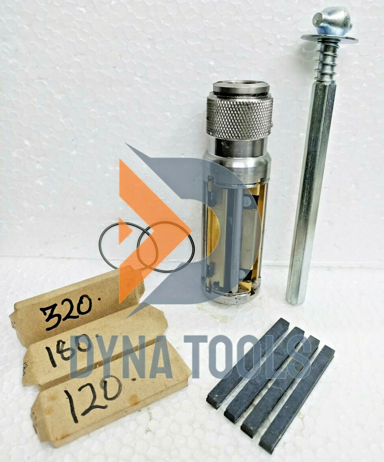 New Cylinder Engine Hone Kit 2-7/16″ TO 3-1/2″ Honing Machine + 4 Set Of Stones