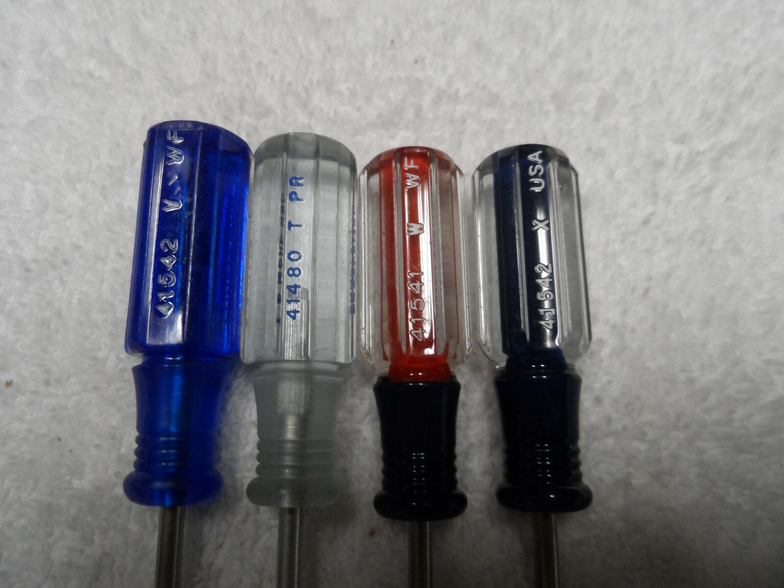 Craftsman NOS Mini Phillips Slotted Screwdriver Set, 1-1/2″, made in USA – 4 pcs