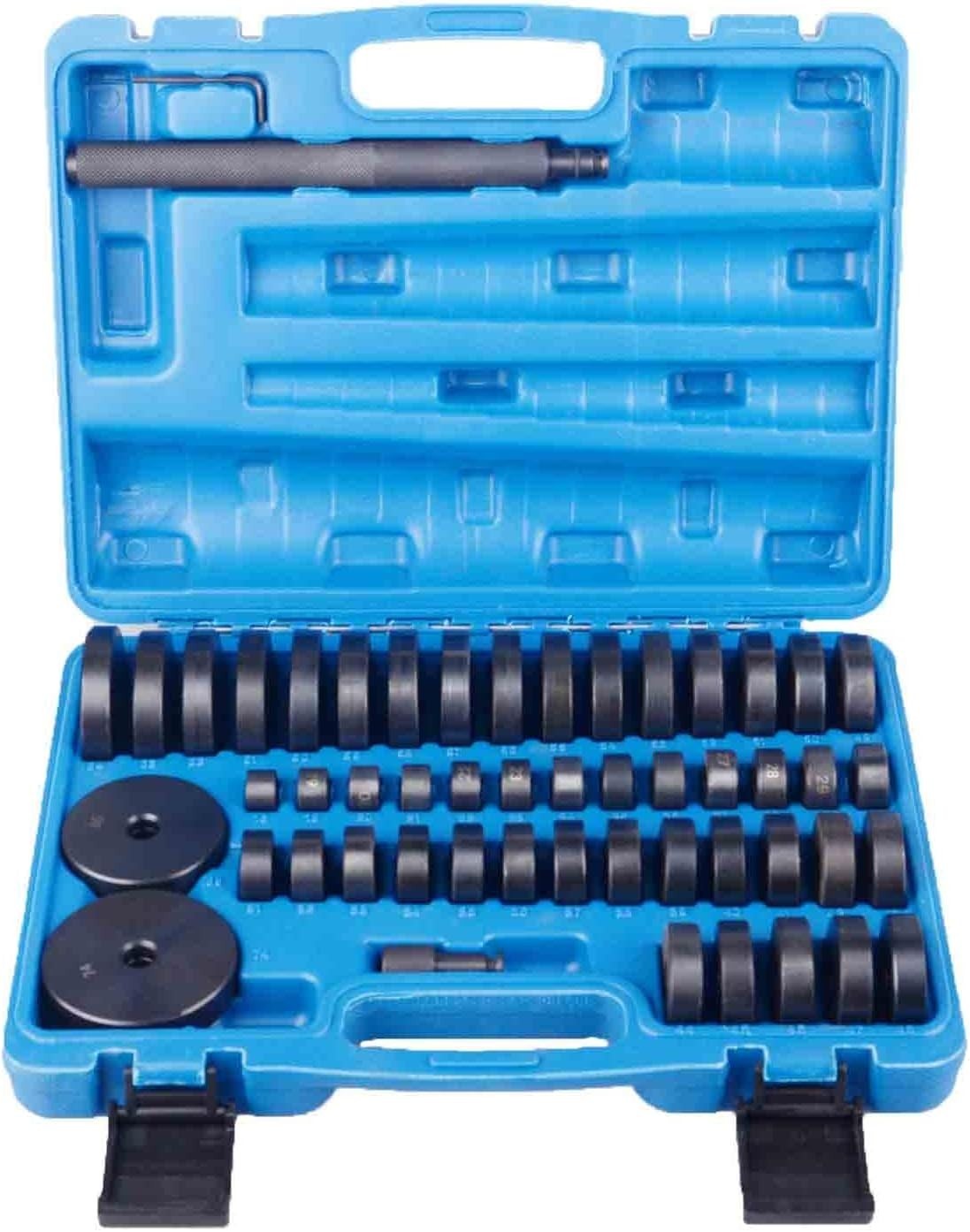 Universal Bushing Driver Tool Kit – 52 Discs for Efficient Bearing Replacement