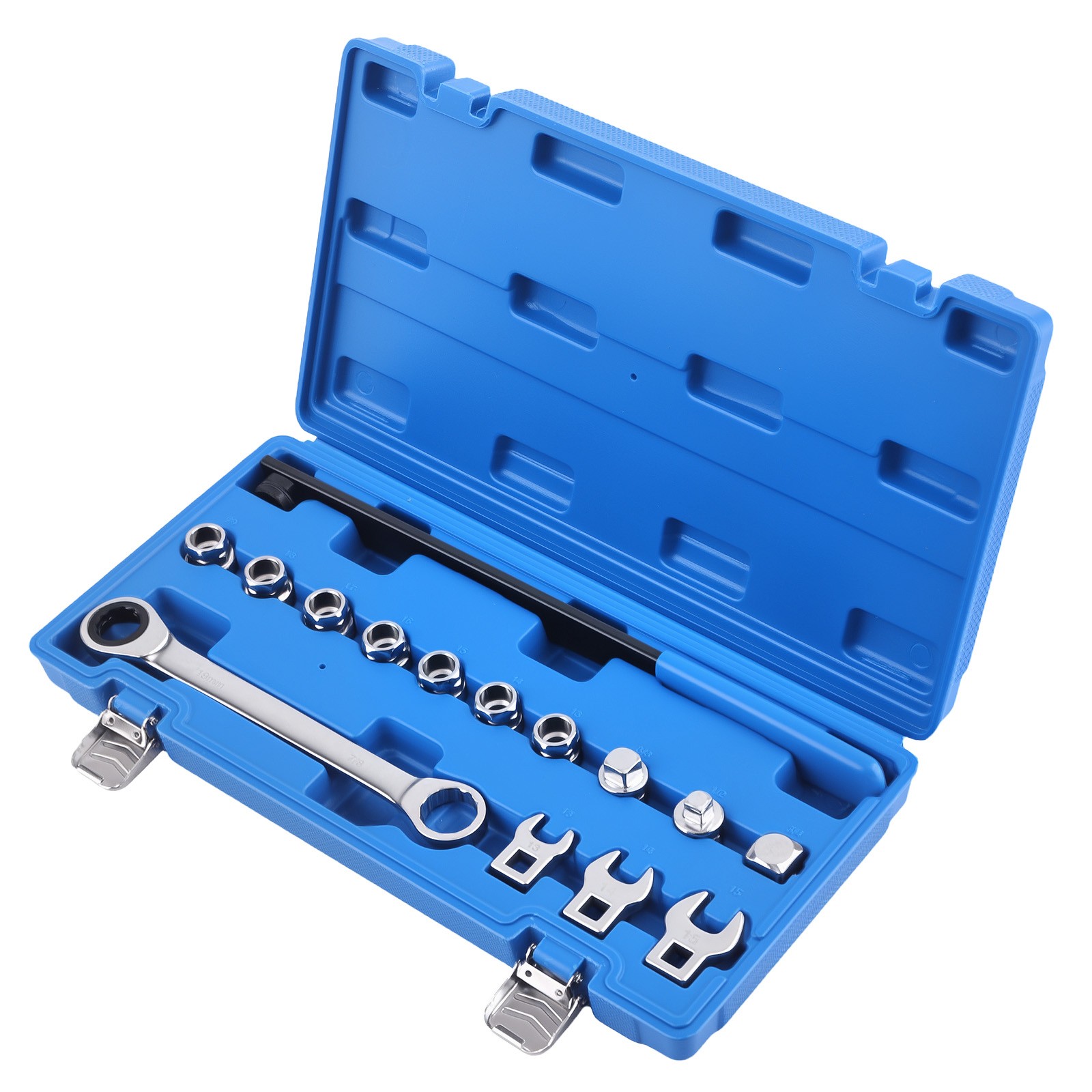 15x Universal Serpentine Belt Tool Set Ratcheting Serpentine Belt Tensioner Tool