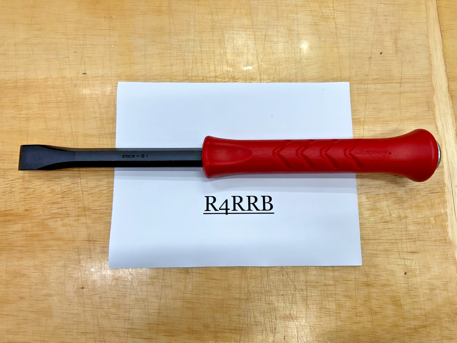 Snap-on Tools USA NEW RED 18″ Length Steel Striking Demolition Chisel SPDC18R