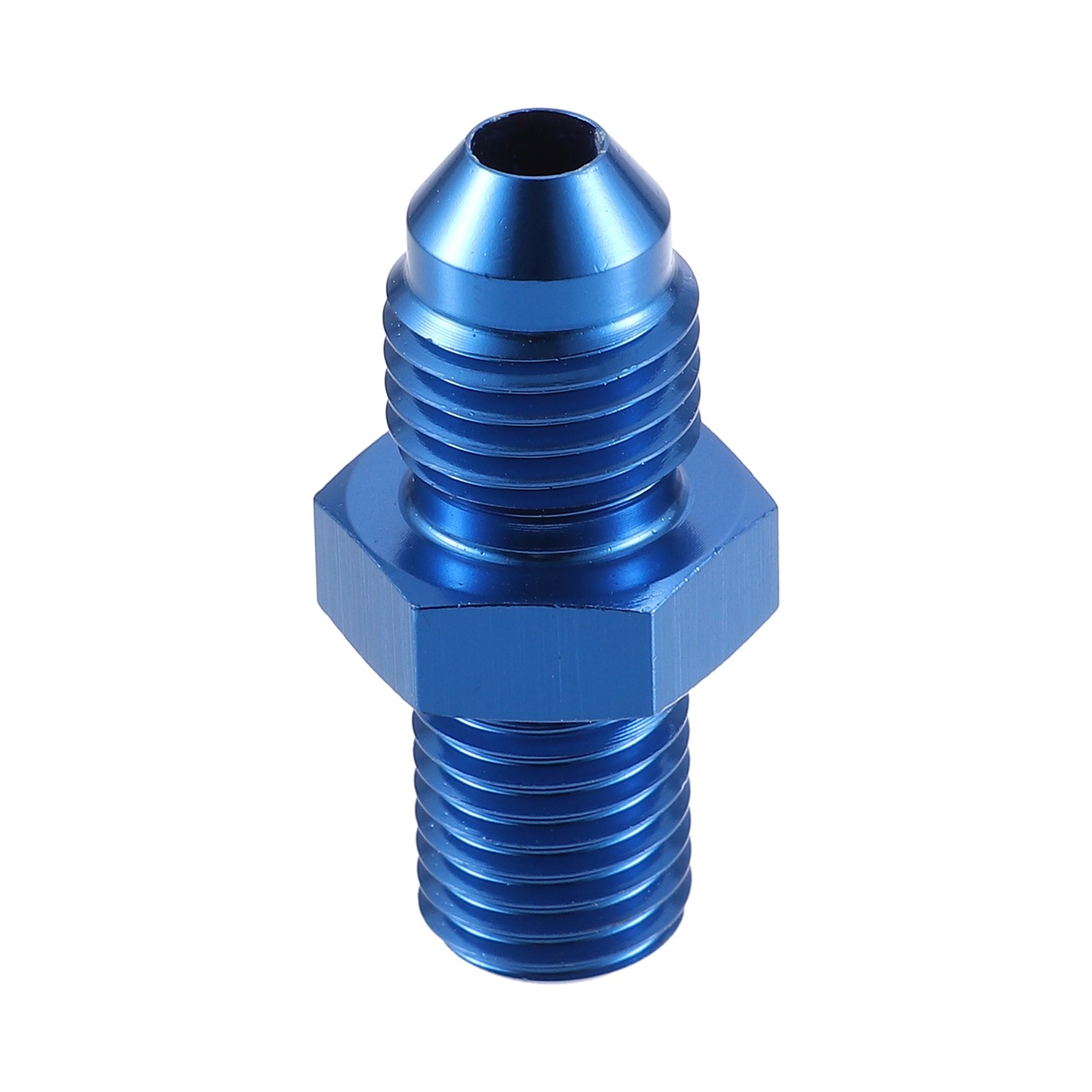 Blue Car 4AN Male to M10x1.25mm Male Metric Wire Mount Adapter
