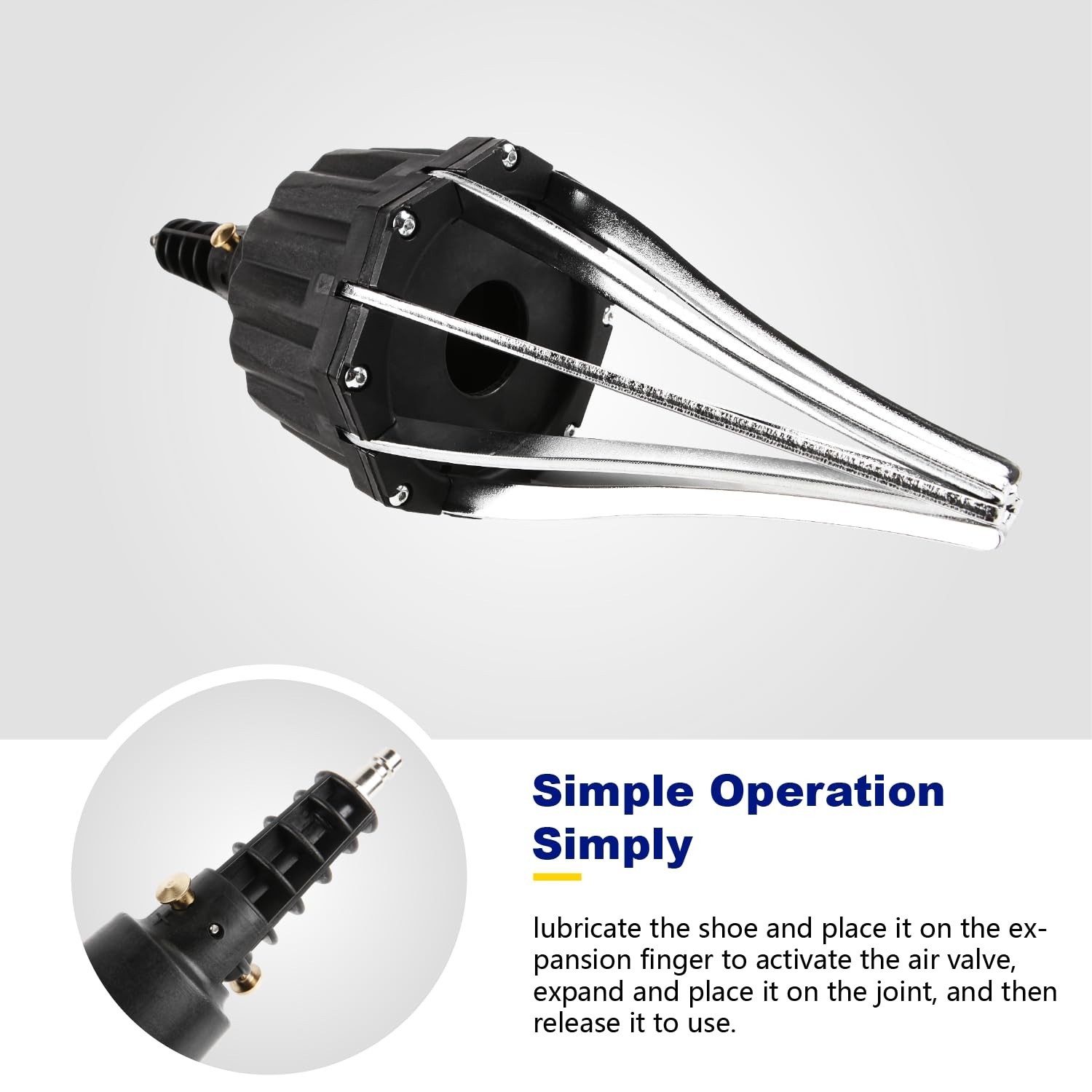 Universal Pneumatic CV Joint Boot Spreader Tool | Air-Powered Expander for Easy