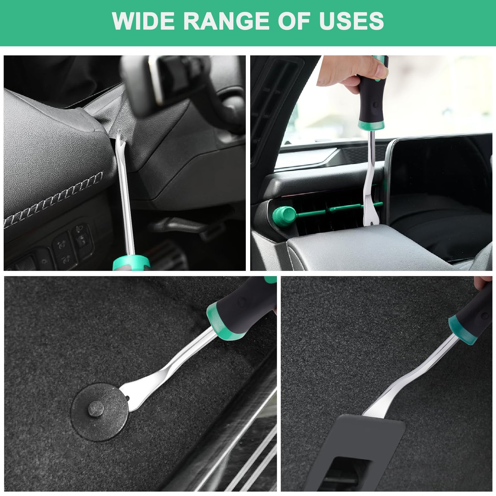 6 Piece Auto Trim Panel Removal Tool Set with Soft Grip,Car Upholstery Remova…