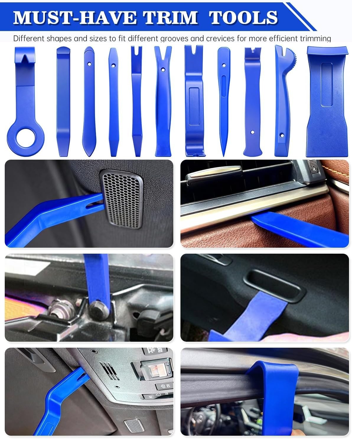 High-Quality 19-Piece Car Panel & Audio Installation Tool Kit for Professionals