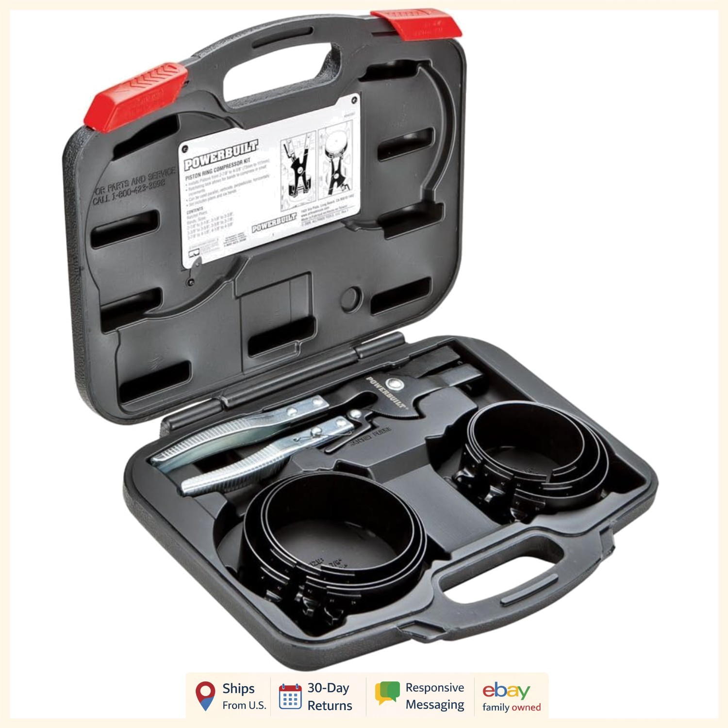Professional Piston Ring Tool Set for Secure Ring Installation and Maintenance