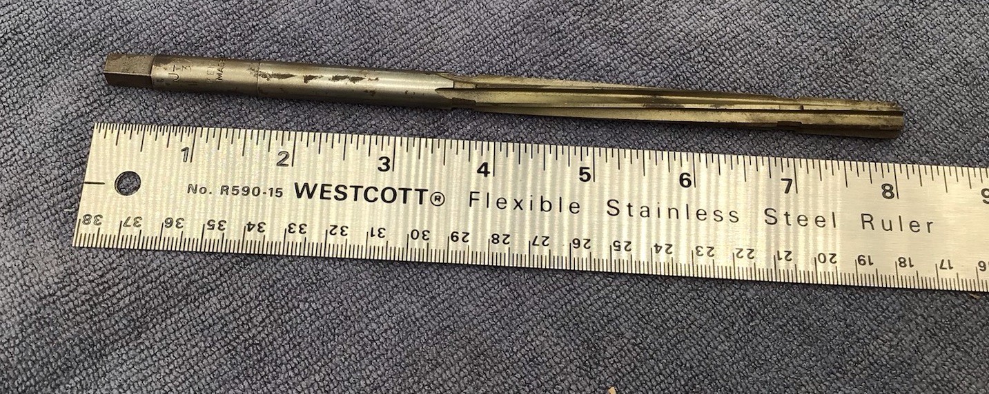 Vintage Kent Moore J-8629-2 3/8 6 Flute Spiral Reamer Vintage GM USA