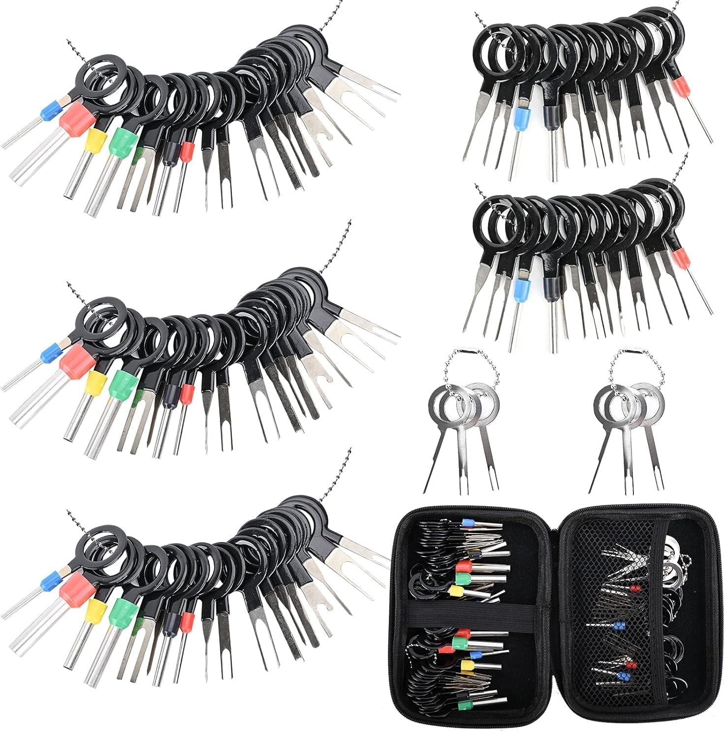 High-Quality Depinning Tool Set with Protective Case – 82-Piece Electrical Kit