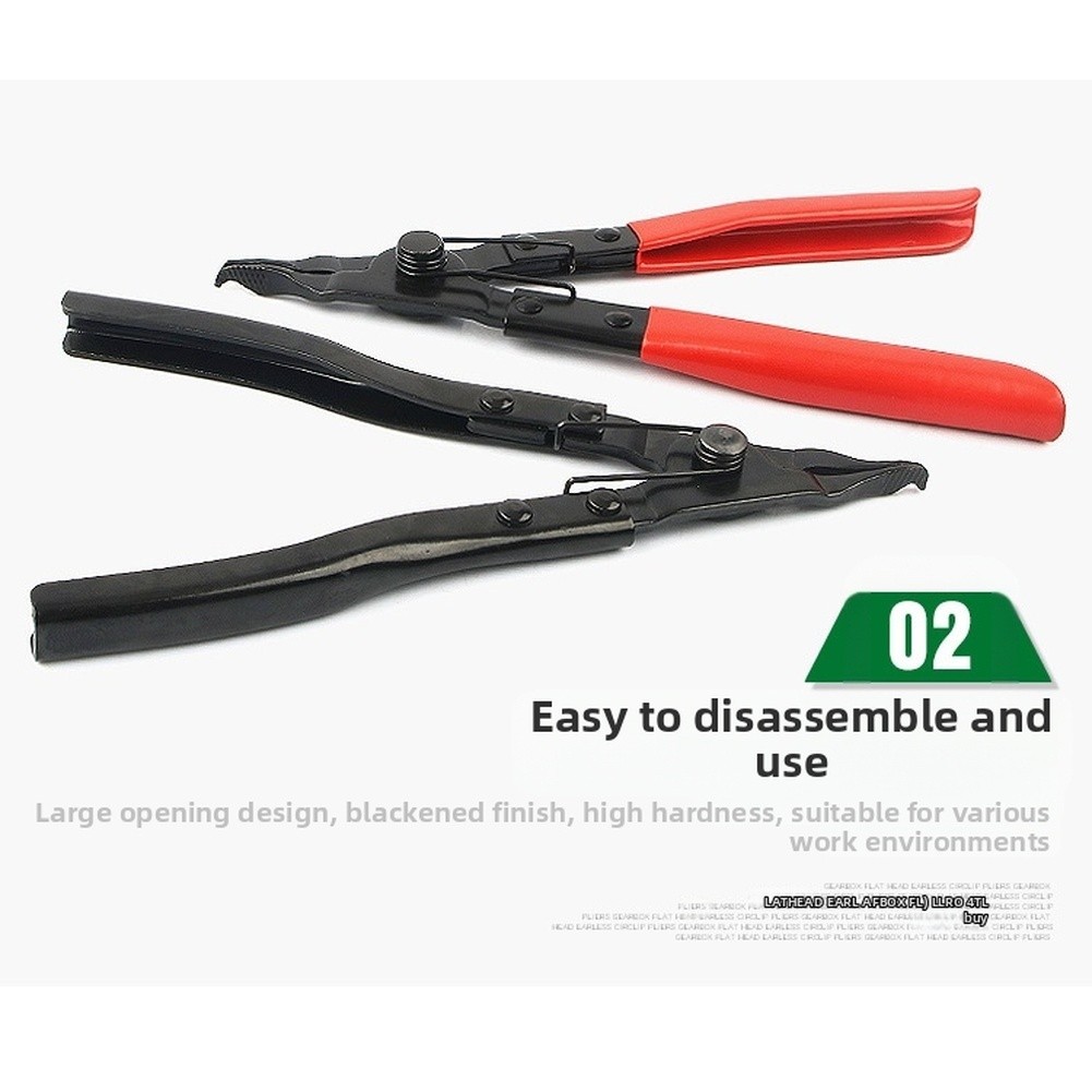 Flat Head Circlip Pliers External Snap Ring Pliers For Transmission Use