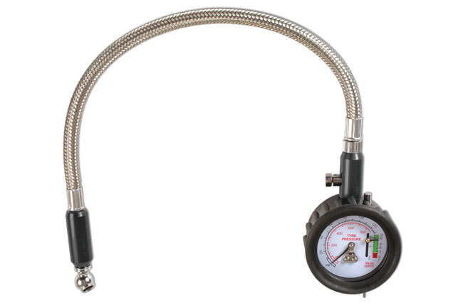 Laser Tools 6273 Tyre Pressure – Depth Gauge 2 in 1 Tool – Car / Commercial