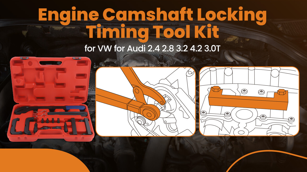 Engine Camshaft Locking Timing Tool Kit for VW Audi 2.4 2.8 3.2 4.2 3.0T T40133