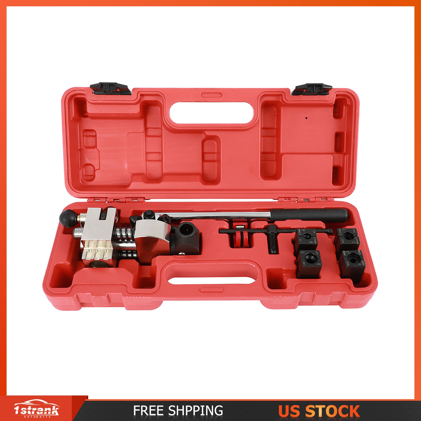 Brake Pipe Flaring Tool For 45-degree Double, Single and Bubble Flares