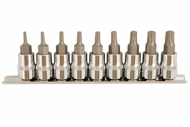Laser 5213 TorxPlus Bit Set – 9 Piece