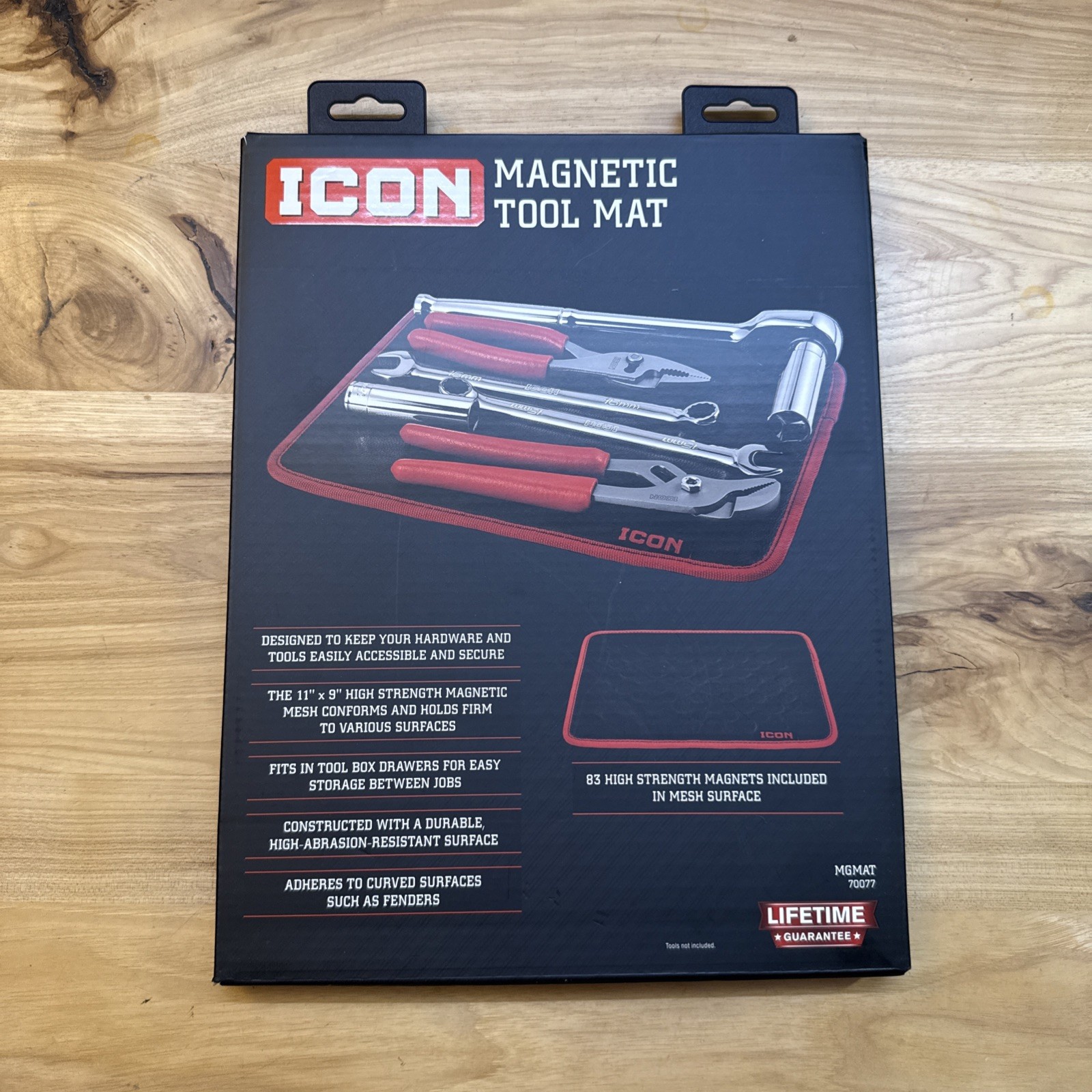NEW Sealed ICON Brand Large 11” X 9” High Power Magnetic Mat Lifetime Warranty