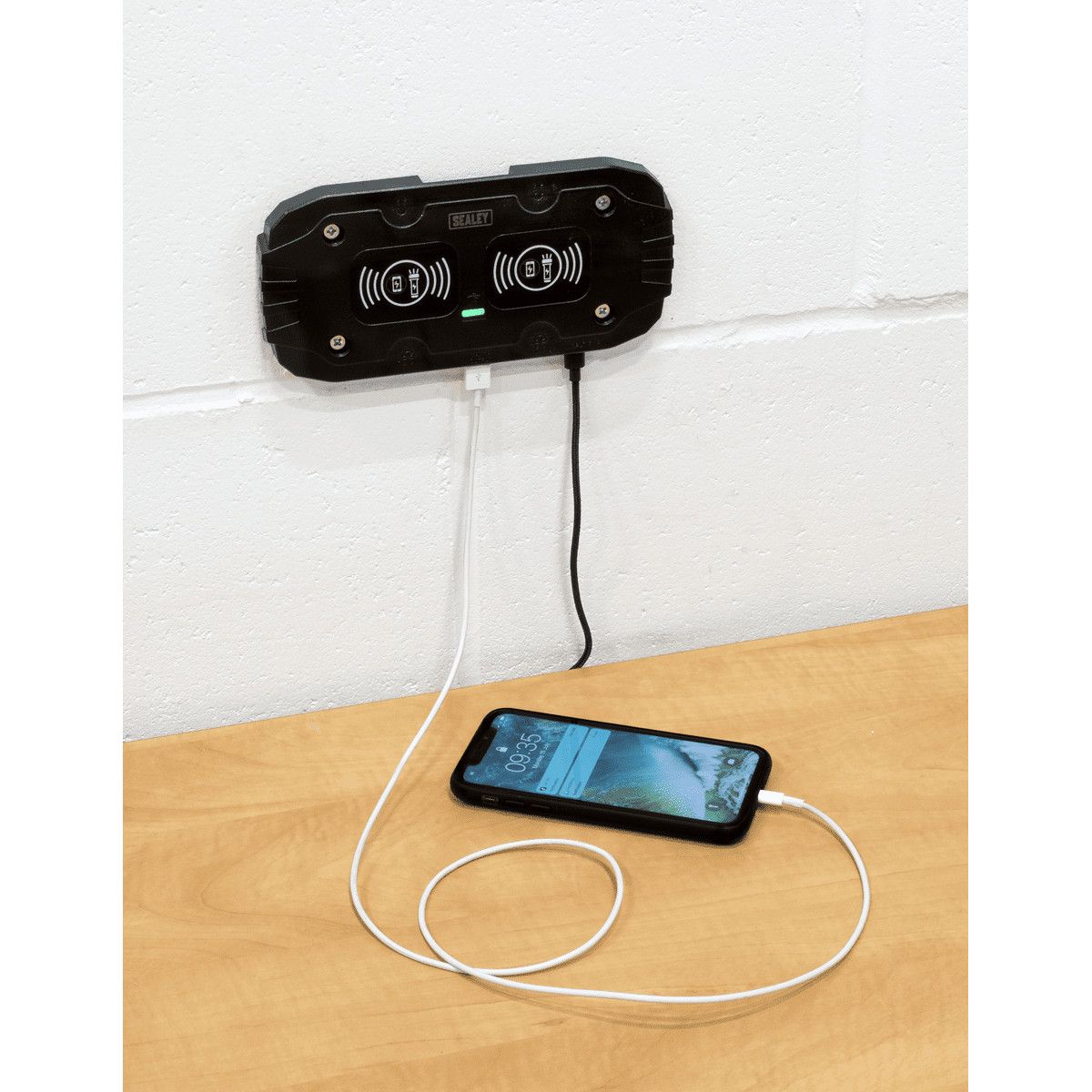 Sealey WCB2 Wireless Charging Base Double 5V 2A