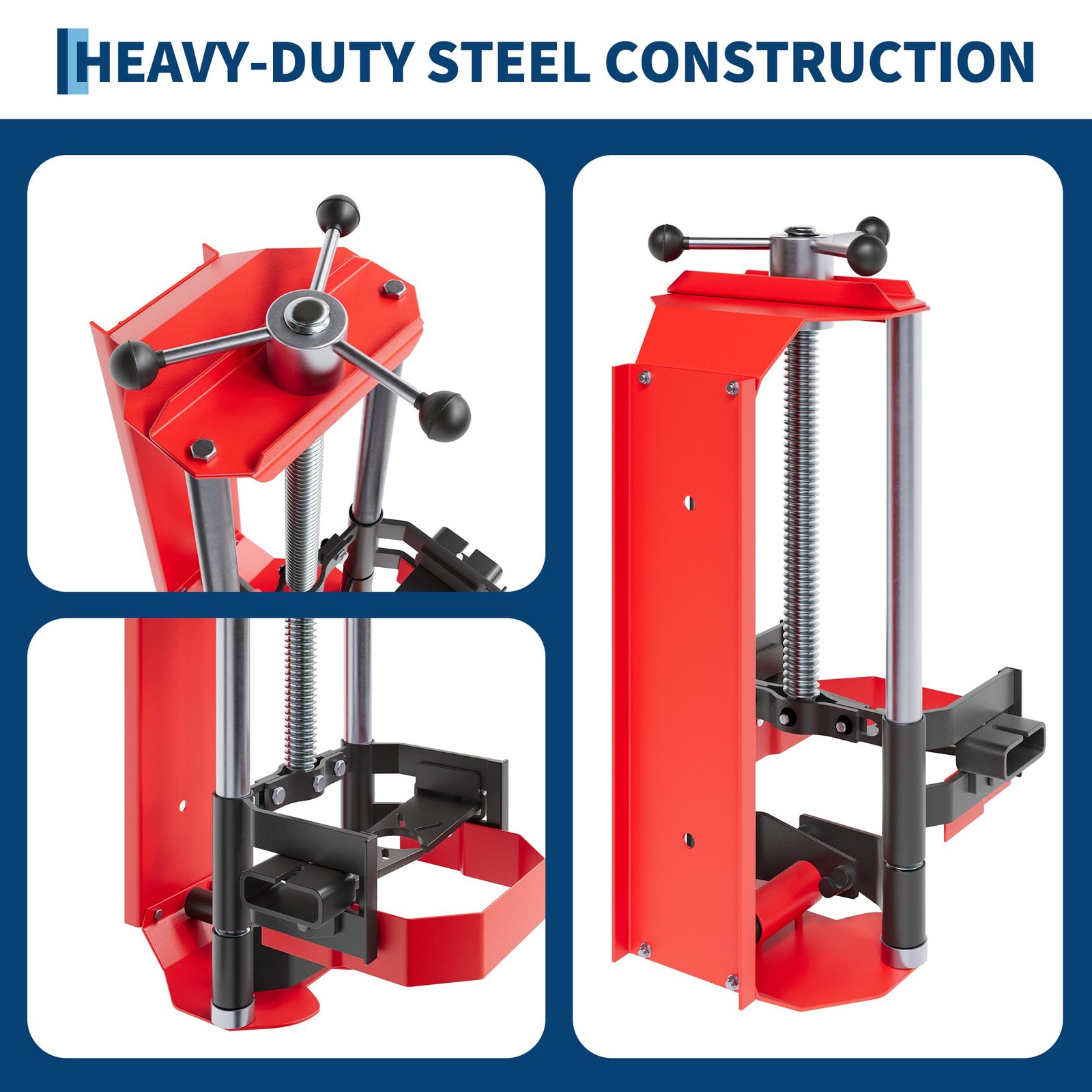 Heavy Duty Strut Spring Compressor Tool, 3000LBS Load Capacity w/ Safety Shield