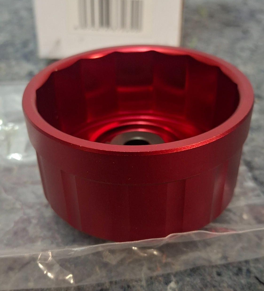 Bilitools Oil Filter Wrench for Toyota Lexus 64.45mm 14 Flute Red Aluminum